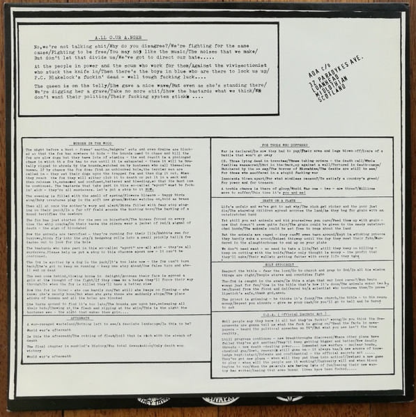 AOA / Oi Polloi - Unlimited Genocide | Children Of The Revolution Records (GURT I2) - 2