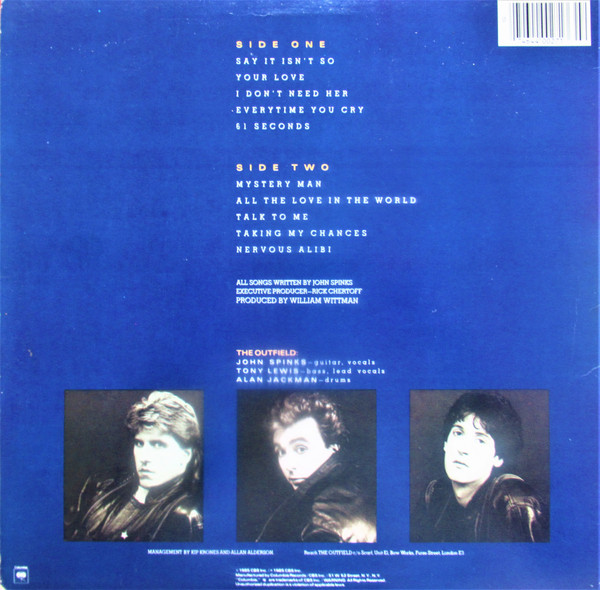 The Outfield - Play Deep | Columbia (FC 40027) - 2