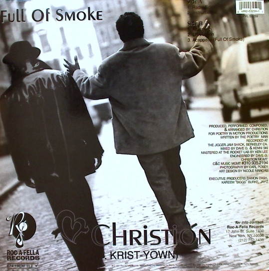 Christión - Full Of Smoke | Roc-A-Fella Records (PVL 53259) - 2