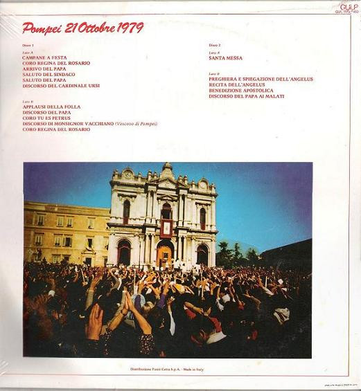 Karol Wojtyła - Wojtyla A Pompei (Live) | Gulp! (GUL 1179/1180) - 2