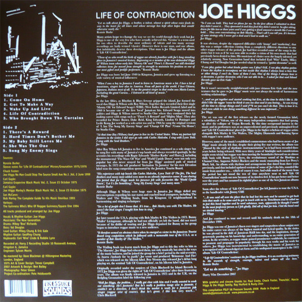 Joe Higgs - Life Of Contradiction | Pressure Sounds (PSLP 58) - 2