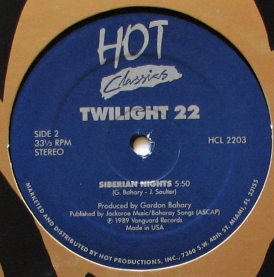 Twilight 22 - Electric Kingdom / Siberian Nights | Hot Classics (HCL 2203) - 2