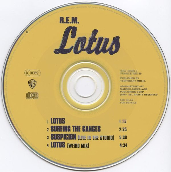 R.E.M. - Lotus | Warner Bros. Records (9362 44600 2) - 4 R.E.M. - Lotus | Warner Bros. Records (9362 44600 2) - 4