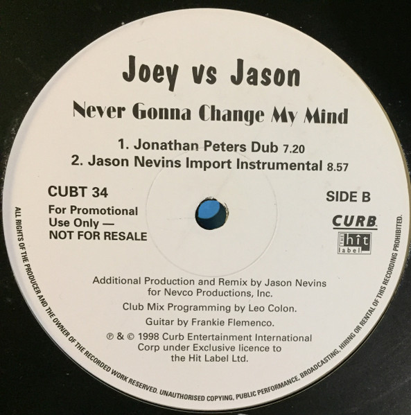 Joey Lawrence Vs Jason Nevins - Never Gonna Change My Mind | The Hit Label (CUBT 34) - 2 Joey Lawrence Vs Jason Nevins - Never Gonna Change My Mind | The Hit Label (CUBT 34) - 2