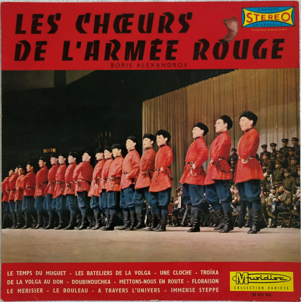 The Alexandrov Red Army Ensemble Dirigés Par Boris Alexandrov - Les Chœurs De L'armée Rouge (Volume 1) | Musidisc (30 CV 931)