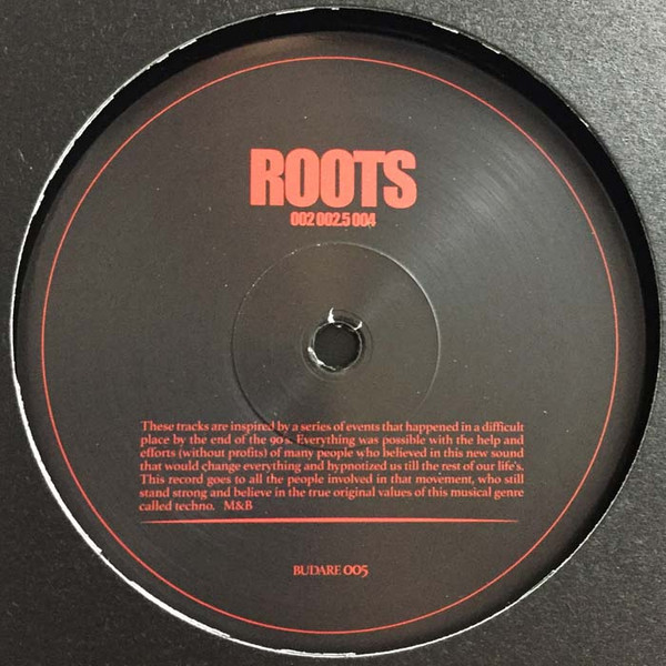 Moreon & Baffa - Roots | Budare (BUDARE005)