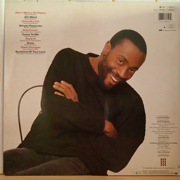 Bobby McFerrin - Simple Pleasures | EMI-Manhattan Records (74 8059 1) - 2