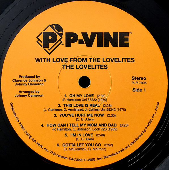 The Lovelites - With Love From The Lovelites | P-Vine Records (PLP-7906) - 3 The Lovelites - With Love From The Lovelites | P-Vine Records (PLP-7906) - 3