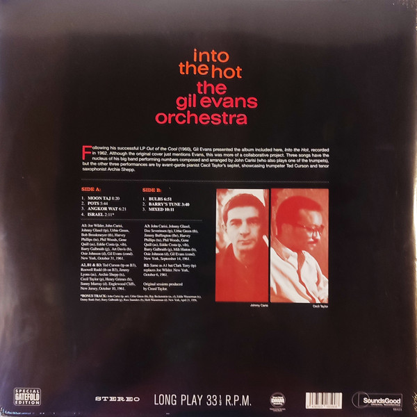 Gil Evans And His Orchestra - Into The Hot | SoundsGood Original Recordings (66423) - 2 Gil Evans And His Orchestra - Into The Hot | SoundsGood Original Recordings (66423) - 2