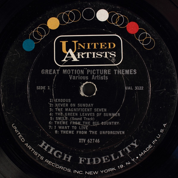 Various - Original Sound Tracks And Hit Music From Great Motion Picture Themes | United Artists Records (UAL 3122) - 3 Various - Original Sound Tracks And Hit Music From Great Motion Picture Themes | United Artists Records (UAL 3122) - 3