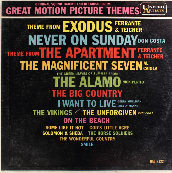 Various - Original Sound Tracks And Hit Music From Great Motion Picture Themes | United Artists Records (UAL 3122)