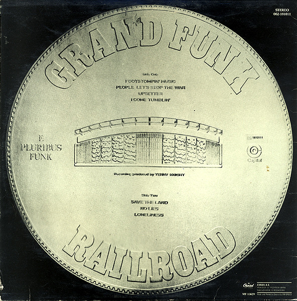 Grand Funk Railroad - E Pluribus Funk | Capitol Records (062-1810111) - 2
