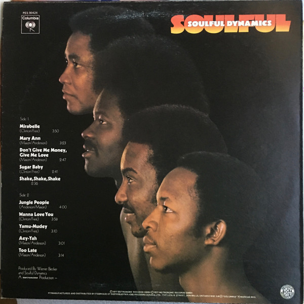 Soulful Dynamics - Soulful | Columbia (PES 90424) - 2 Soulful Dynamics - Soulful | Columbia (PES 90424) - 2