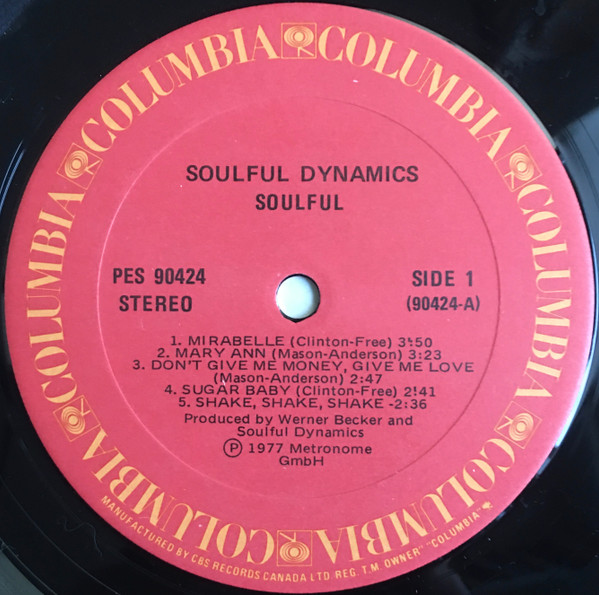 Soulful Dynamics - Soulful | Columbia (PES 90424) - 3 Soulful Dynamics - Soulful | Columbia (PES 90424) - 3