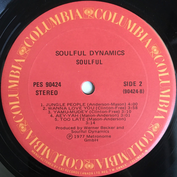 Soulful Dynamics - Soulful | Columbia (PES 90424) - 4 Soulful Dynamics - Soulful | Columbia (PES 90424) - 4