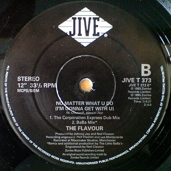 The Flavour - No Matter What You Do | Jive (JIVE T 373) - 3