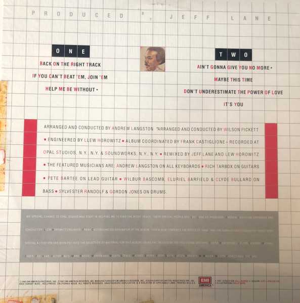 Wilson Pickett - Right Track | EMI America (SW-17043) - 2 Wilson Pickett - Right Track | EMI America (SW-17043) - 2