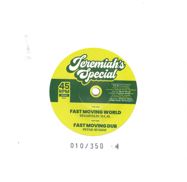 Tenastelin / O.L.M. - Fast Moving World | Jeremiah's Special (JS002) - main Tenastelin / O.L.M. - Fast Moving World | Jeremiah's Special (JS002) - main