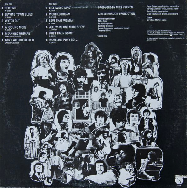 Fleetwood Mac - The Original Fleetwood Mac | Sire (SR 6045) - 2 Fleetwood Mac - The Original Fleetwood Mac | Sire (SR 6045) - 2