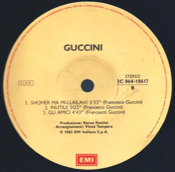 Francesco Guccini - Guccini | EMI (3C 064-18617) - 4 Francesco Guccini - Guccini | EMI (3C 064-18617) - 4