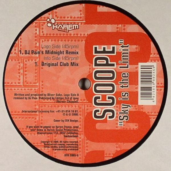 Scoope - Sky Is The Limit | Harem Trance (HTR 2005-6) - main