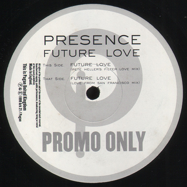 Presence - Future Love | Pagan (PAGAN0 28) - main