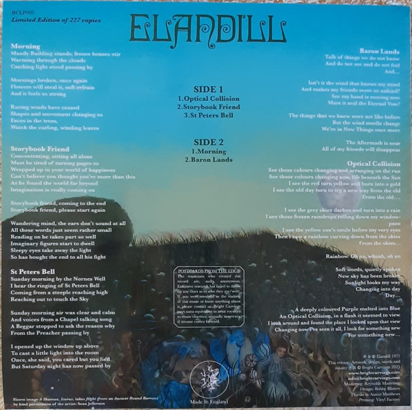 Elandill - Elandill | Bright Carvings (BCLP009) - 2 Elandill - Elandill | Bright Carvings (BCLP009) - 2