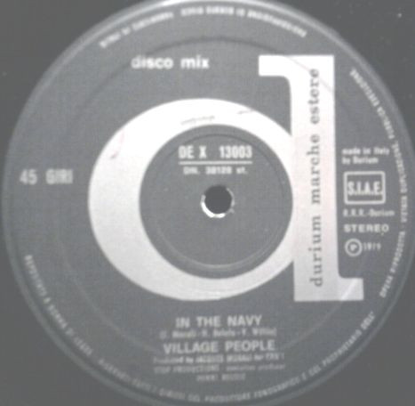 Village People - In The Navy | Durium (DE X 13003) - 2 Village People - In The Navy | Durium (DE X 13003) - 2