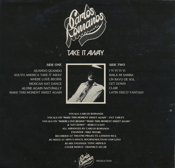 Carlos Romanos - Take It Away | Not On Label (none) - 2 Carlos Romanos - Take It Away | Not On Label (none) - 2