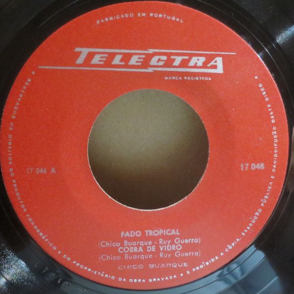 Chico Buarque - Fado Tropical | Telectra (17046) - 3 Chico Buarque - Fado Tropical | Telectra (17046) - 3