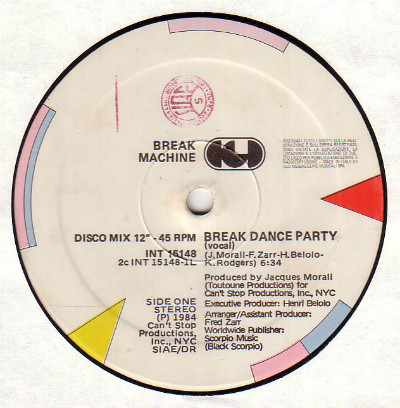 Break Machine - Break Dance Party | CGD (INT 15148)