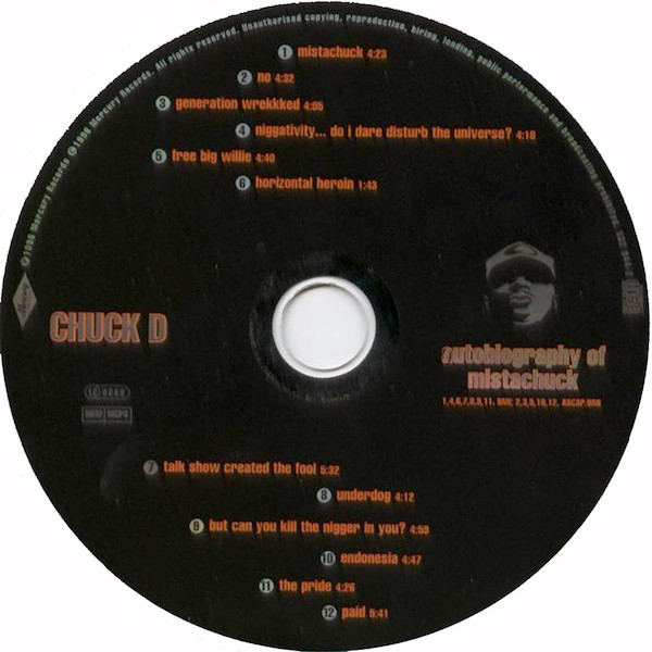 Chuck D - Autobiography Of Mistachuck | Mercury (532 944-2) - 3