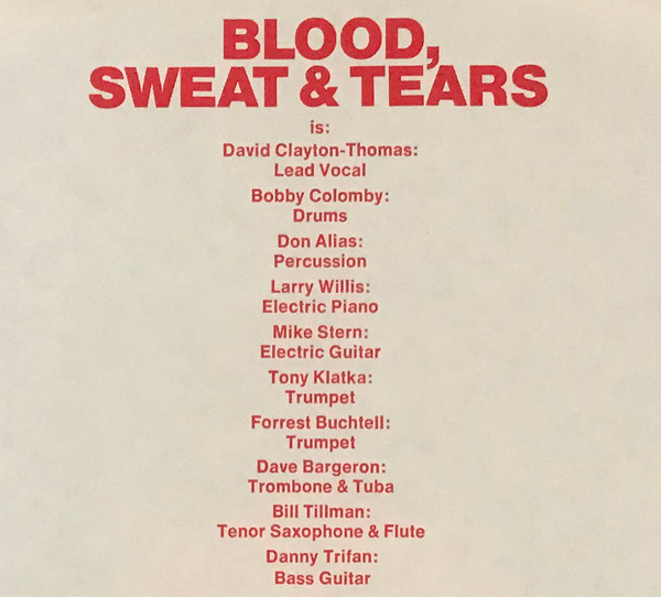 Blood, Sweat And Tears - More Than Ever | Columbia (PC 34233) - 3 Blood, Sweat And Tears - More Than Ever | Columbia (PC 34233) - 3