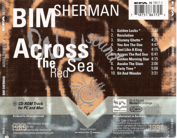 Bim Sherman - Across The Red Sea | On-U Sound (ON-U CD 0017) - 2 Bim Sherman - Across The Red Sea | On-U Sound (ON-U CD 0017) - 2