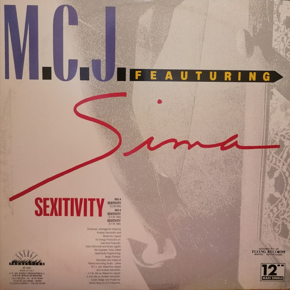 M.C.J. Featuring Sima - Sexitivity | X-Energy Records (X-12091)