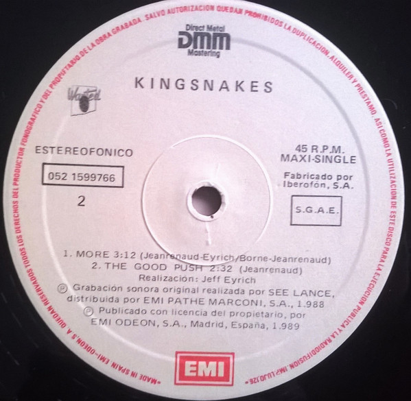 The Kingsnakes - More | EMI (052 15 9976 6) - 4 The Kingsnakes - More | EMI (052 15 9976 6) - 4