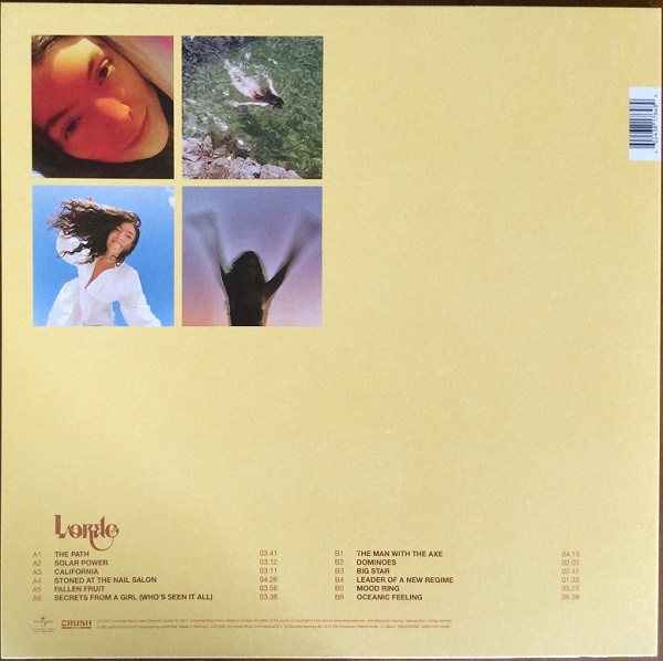 Lorde - Solar Power | Universal Music New Zealand (00602438176489) - 2 Lorde - Solar Power | Universal Music New Zealand (00602438176489) - 2