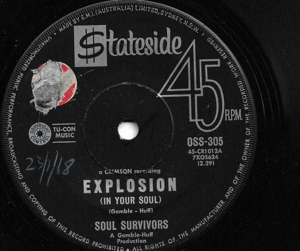 Soul Survivors - Explosion (In Your Soul) | Stateside (OSS-305)
