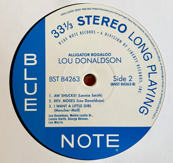 Lou Donaldson - Alligator Bogaloo | Blue Note (BST 84263) - 3