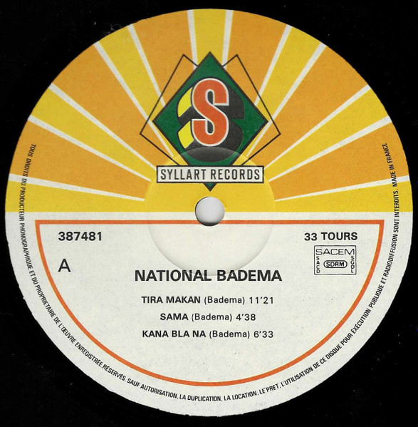 L' Orchestre "Le National Badema" - National Badema | Syllart Production (SYL 8355) - 3 L' Orchestre "Le National Badema" - National Badema | Syllart Production (SYL 8355) - 3
