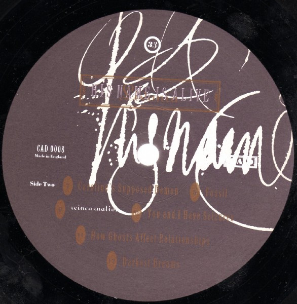 His Name Is Alive - Livonia | 4AD (CAD 0008) - 4