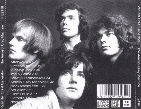 Van Der Graaf Generator - The Aerosol Grey Machine | Fie! Records (FIE 9116) - 3