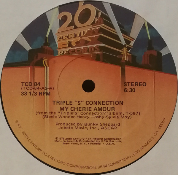 Triple S Connection - My Cherie Amour | 20th Century Fox Records (TCD 84) - main Triple S Connection - My Cherie Amour | 20th Century Fox Records (TCD 84) - main
