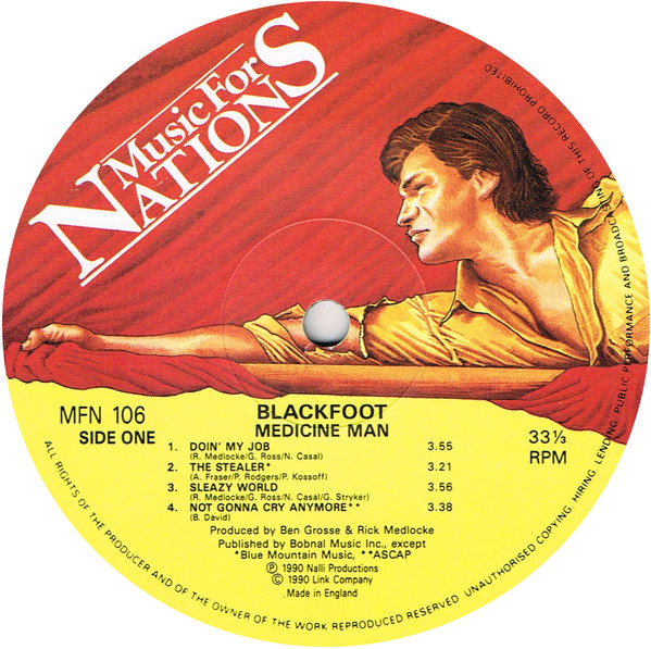 Blackfoot - Medicine Man | Music For Nations (MFN 106) - 3 Blackfoot - Medicine Man | Music For Nations (MFN 106) - 3