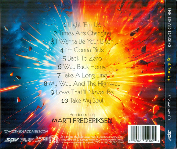 The Dead Daisies - Light 'Em Up | SPV (SPV 441342 CD) - 2