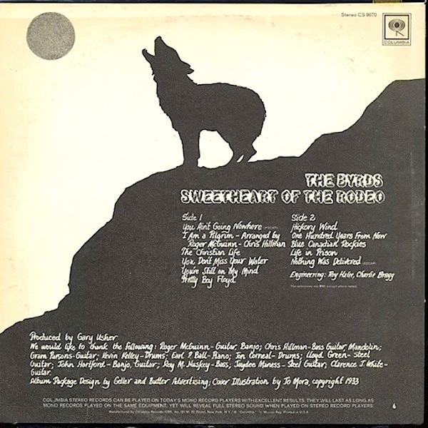 The Byrds - Sweetheart Of The Rodeo | Columbia (CS 9670) - 2 The Byrds - Sweetheart Of The Rodeo | Columbia (CS 9670) - 2