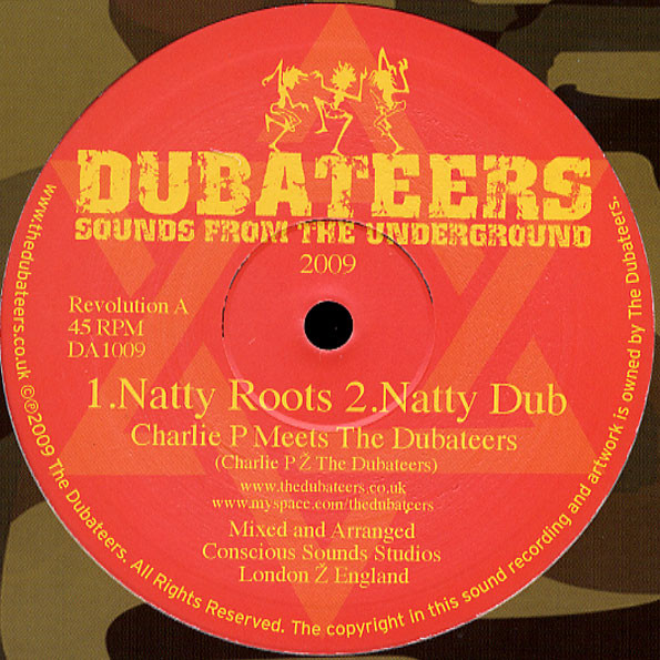 Charlie P & Bunnington Judah Meet The Dubateers - Natty Roots / Jah Spirit | Dubateers (DA1009) - 2