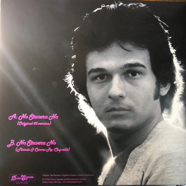 Salvatore Panzera - No Stasera No | Disco Segreta (DS M 020) - main Salvatore Panzera - No Stasera No | Disco Segreta (DS M 020) - main