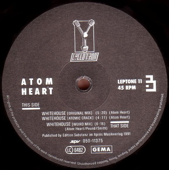 Atom Heart - Whitehouse | Cyclotron (LEPTONE 11) - 3