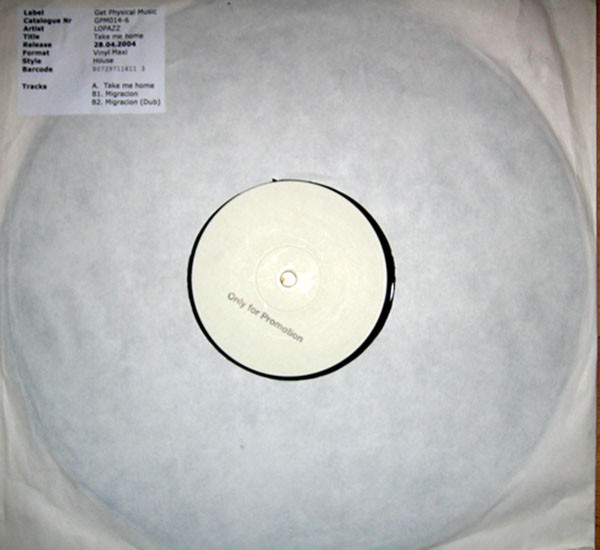 Lopazz - Take Me Home | Get Physical Music (GPM 014-6)